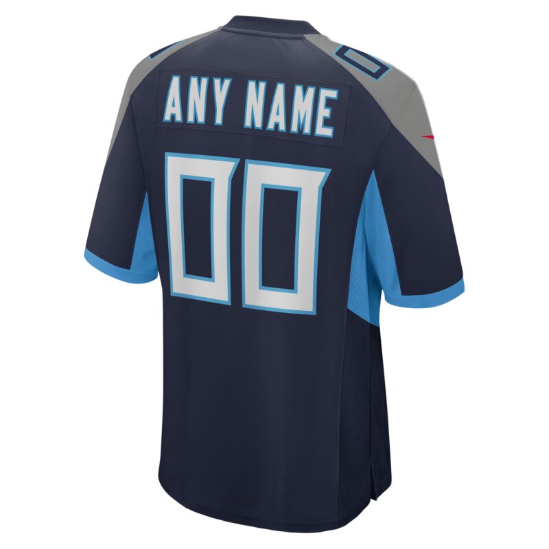 Tennessee Titans Custom Jersey - Navy - Image 3