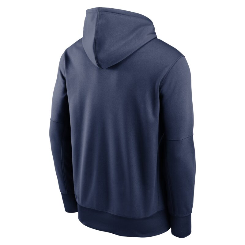Toronto Blue Jays Collection Logo Stack Performance Pullover Hoodie - Navy - Image 3