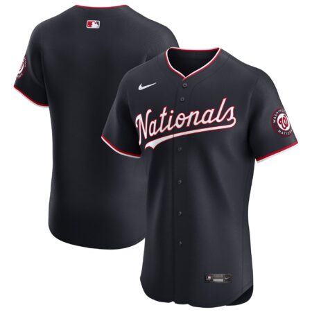 Washington Nationals Alternate Vapor Premier Elite Patch Jersey - Navy