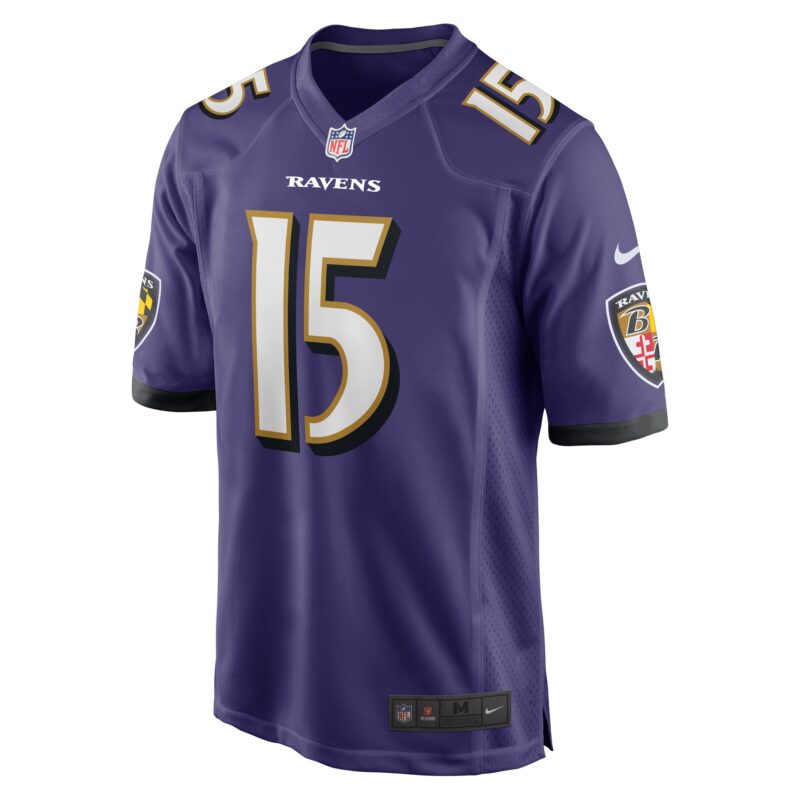 Nelson Agholor Baltimore Ravens Game Jersey - Purple - Image 2