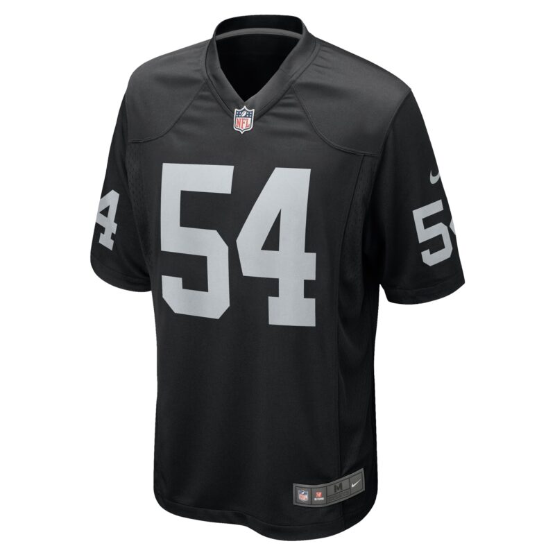 Netane Muti Las Vegas Raiders Team Game Jersey - Black - Image 2