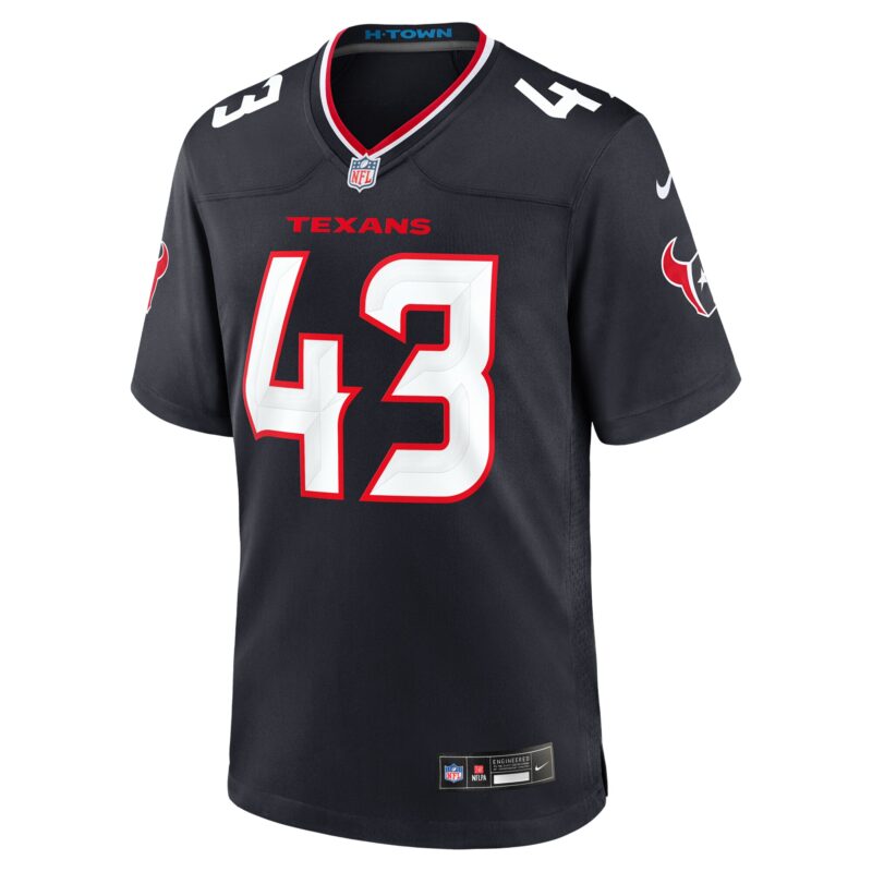 Neville Hewitt Houston Texans Team Game Jersey - Navy - Image 2