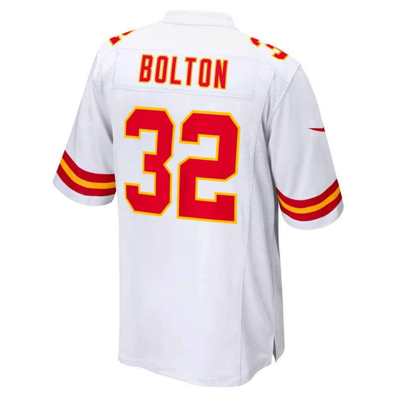 Nick Bolton Kansas City Chiefs Away Game Player Jersey - White - Image 3