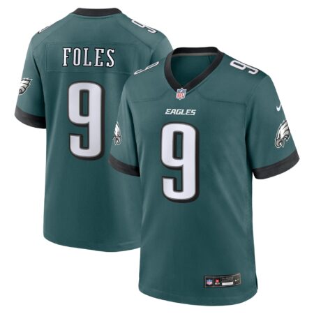 Nick Foles Philadelphia Eagles Team Retired Player Game Jersey - Midnight Green