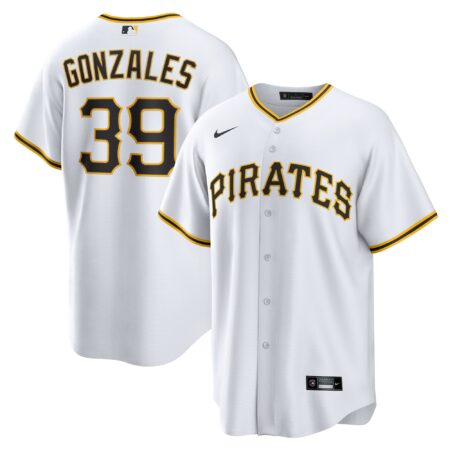 Nick Gonzales Pittsburgh Pirates Home Jersey - White