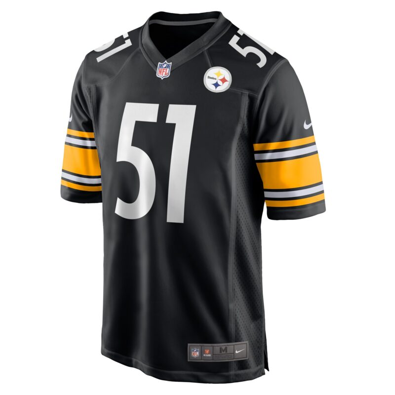 Nick Herbig Pittsburgh Steelers Game Jersey - Black - Image 2
