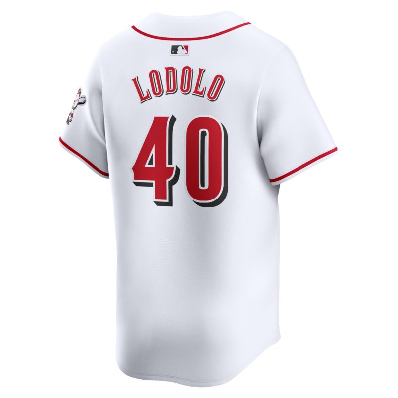 Nick Lodolo Cincinnati Reds Home Limited Player Jersey - White - Image 3