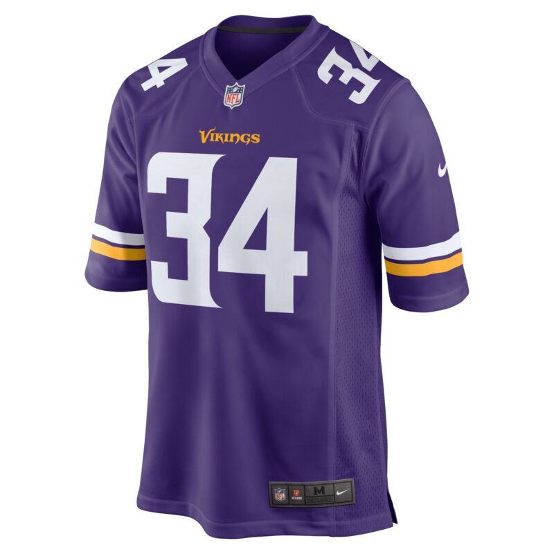 Nick Muse Minnesota Vikings Home Game Player Jersey - Purple - Image 2