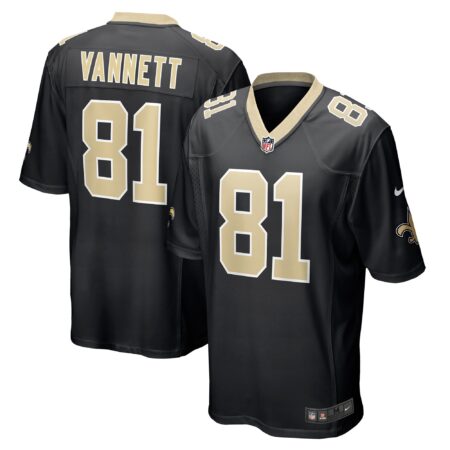 Nick Vannett New Orleans Saints Game Jersey - Black