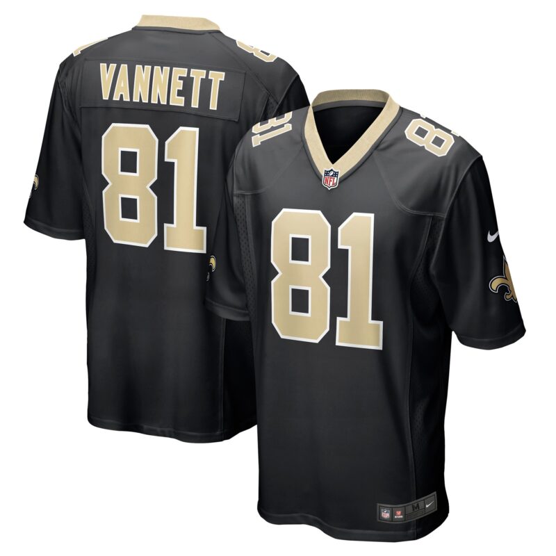 Nick Vannett New Orleans Saints Game Jersey - Black