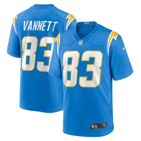 Nick Vannett Los Angeles Chargers Team Game Jersey - Powder Blue