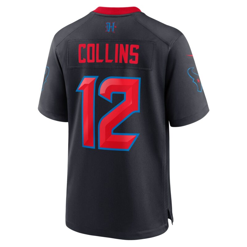 Nico Collins Houston Texans 2nd Alternate Game Jersey - Navy - Image 3