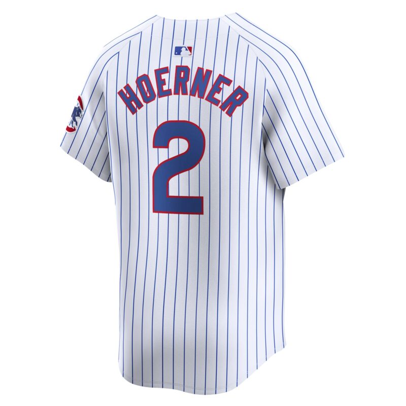 Nico Hoerner Chicago Cubs Home Limited Player Jersey - White - Image 3