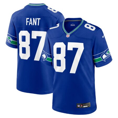 Noah Fant Seattle Seahawks Throwback Player Game Jersey - Royal