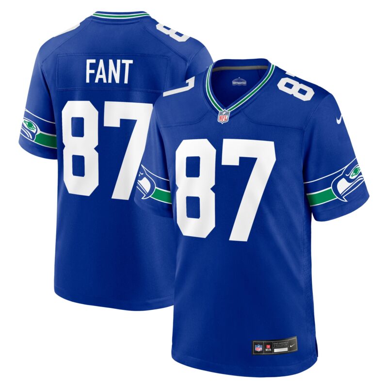 Noah Fant Seattle Seahawks Throwback Player Game Jersey - Royal