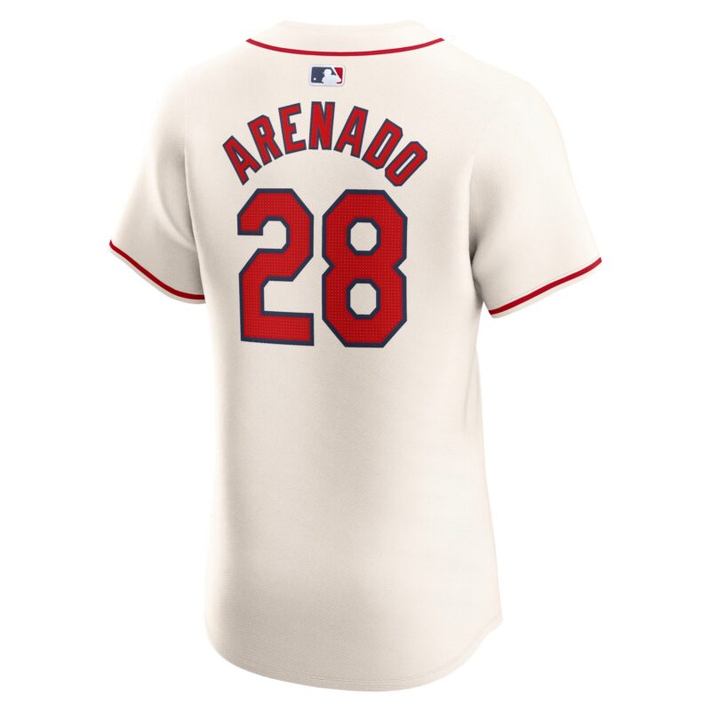 Nolan Arenado St. Louis Cardinals Alternate Elite Player Jersey - Cream - Image 3