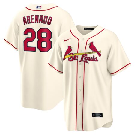 Nolan Arenado St. Louis Cardinals Alternate Official Player Jersey - Cream