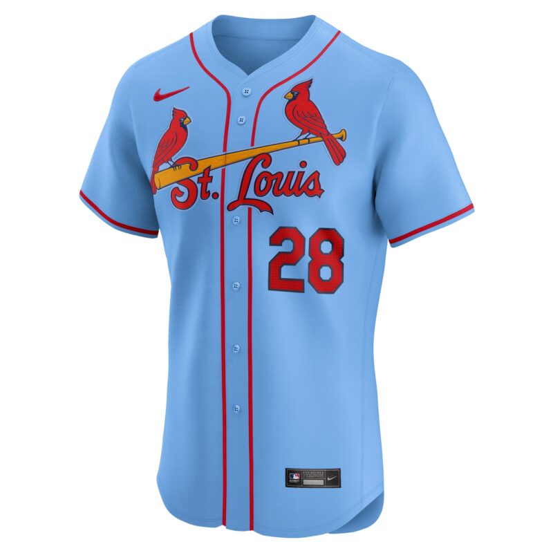 Nolan Arenado St. Louis Cardinals Alternate Elite Player Jersey - Light Blue - Image 2
