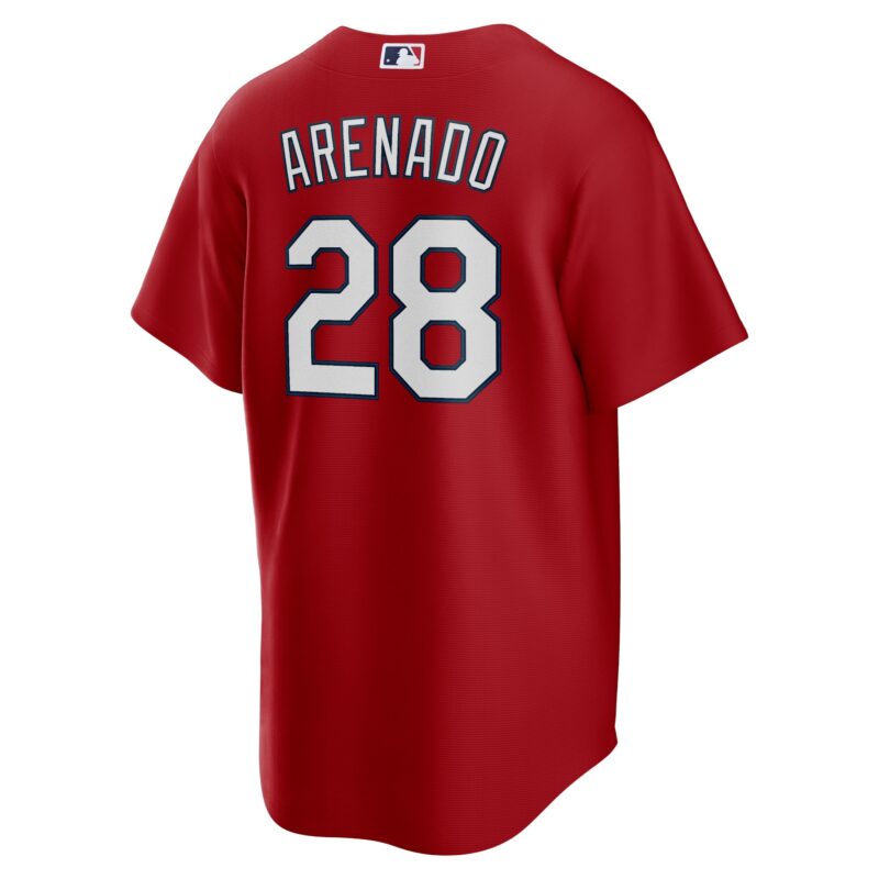 Nolan Arenado St. Louis Cardinals Alternate Official Player Jersey - Red - Image 3