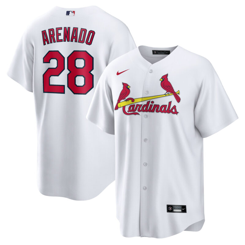 Nolan Arenado St. Louis Cardinals Home Official Player Jersey - White