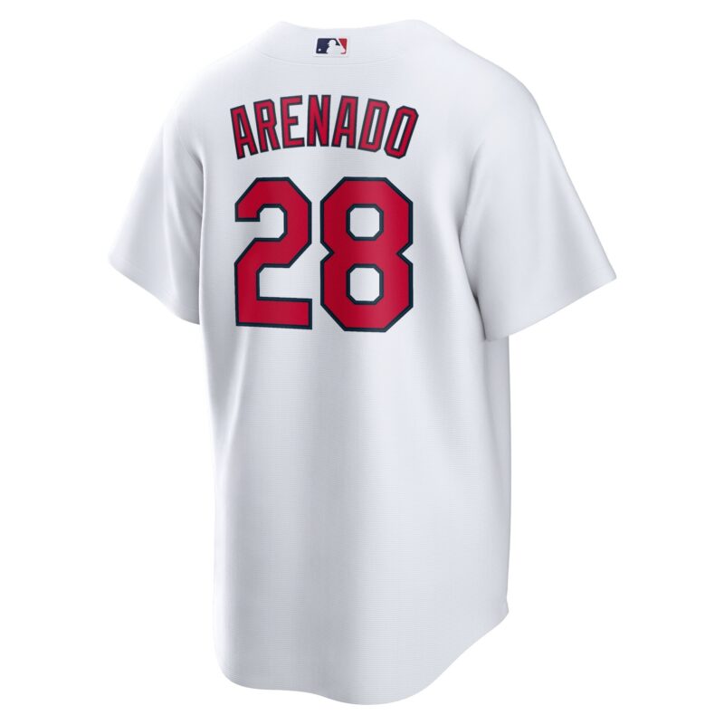 Nolan Arenado St. Louis Cardinals Home Official Player Jersey - White - Image 3