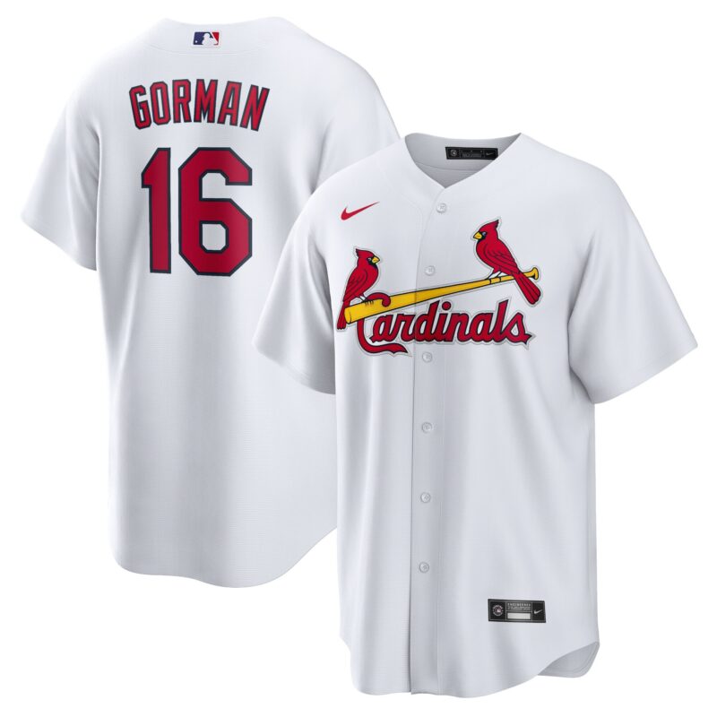 Nolan Gorman St. Louis Cardinals Home Jersey - White