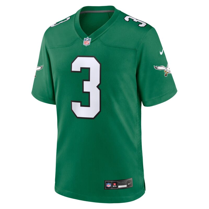Nolan Smith Philadelphia Eagles Alternate Game Jersey - Kelly Green - Image 2
