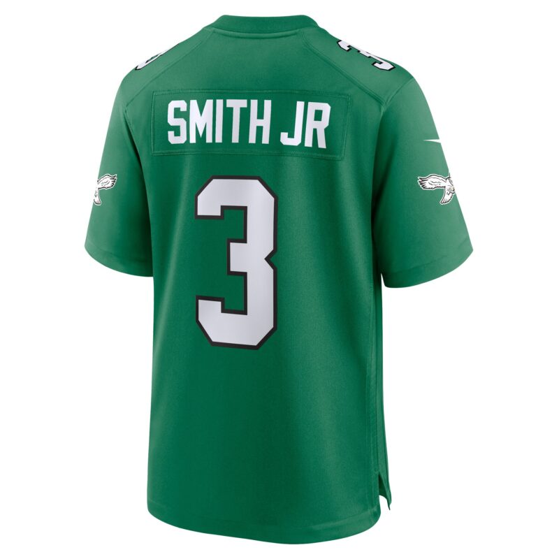 Nolan Smith Philadelphia Eagles Alternate Game Jersey - Kelly Green - Image 3