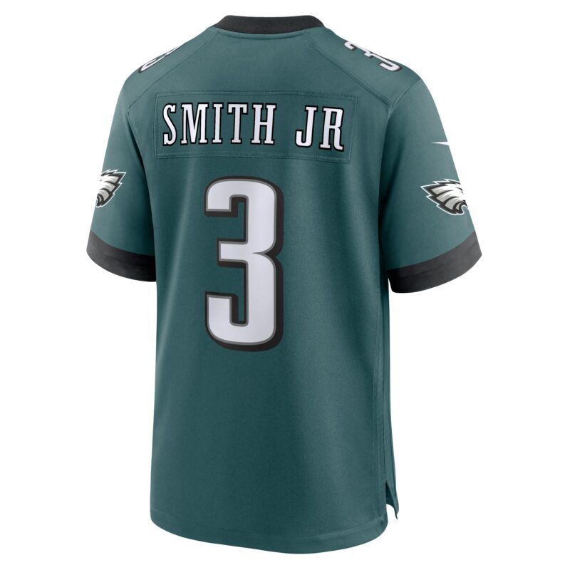 Nolan Smith Philadelphia Eagles Super Bowl LIX Game Player Jersey - Midnight Green - Image 3