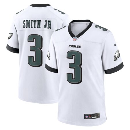 Nolan Smith Philadelphia Eagles White Game Jersey - White