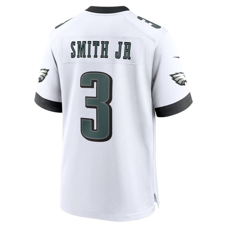 Nolan Smith Philadelphia Eagles White Game Jersey - White - Image 3