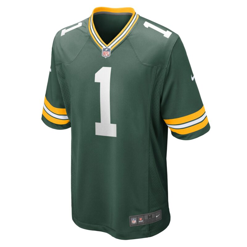 Number 1 Dad Green Bay Packers Game Jersey - Green - Image 2