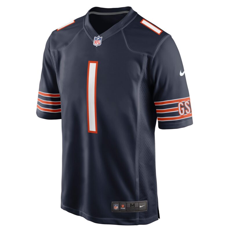 Number 1 Dad Chicago Bears Game Jersey - Navy - Image 2