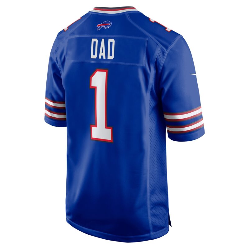 Number 1 Dad Buffalo Bills Game Jersey - Royal - Image 3