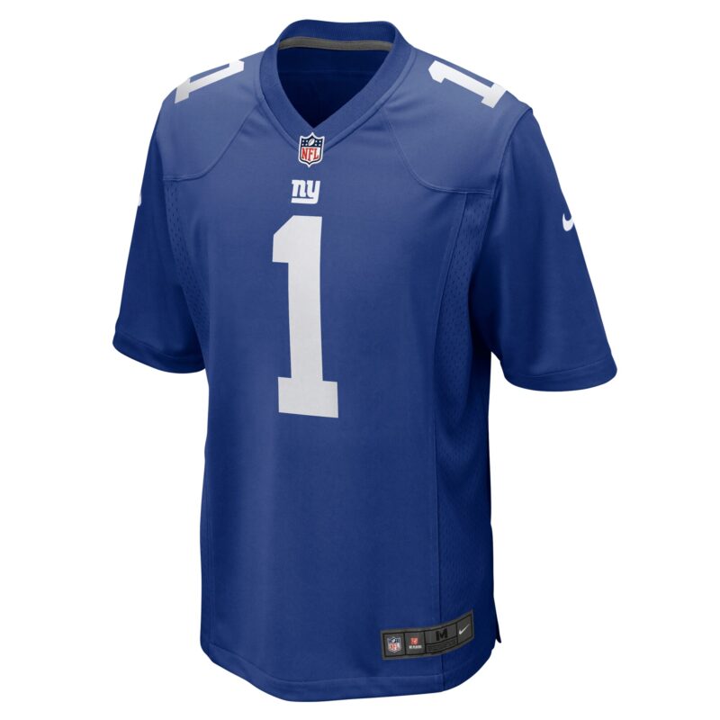 Number 1 Dad New York Giants Game Jersey - Royal - Image 2