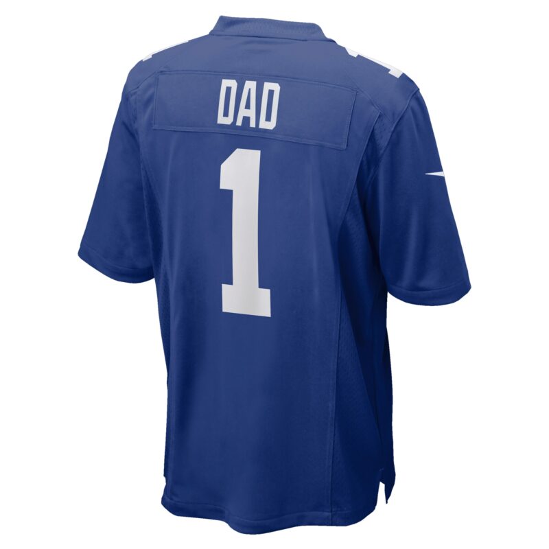 Number 1 Dad New York Giants Game Jersey - Royal - Image 3