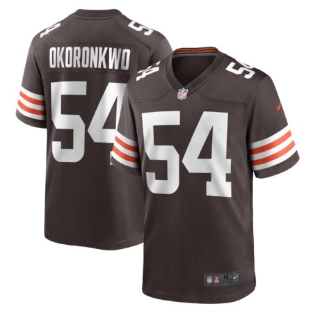 Ogbonnia Okoronkwo Cleveland Browns Game Player Jersey - Brown