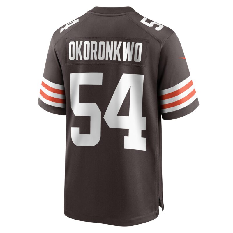 Ogbonnia Okoronkwo Cleveland Browns Game Player Jersey - Brown - Image 3