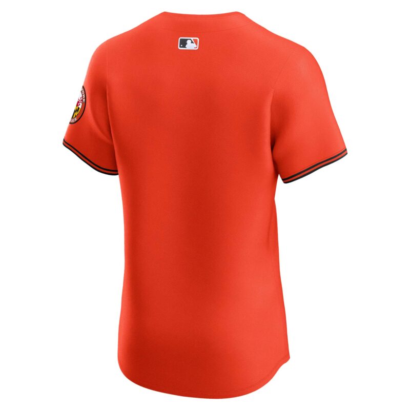 Baltimore Orioles Alternate Vapor Premier Elite Patch Jersey - Orange - Image 3