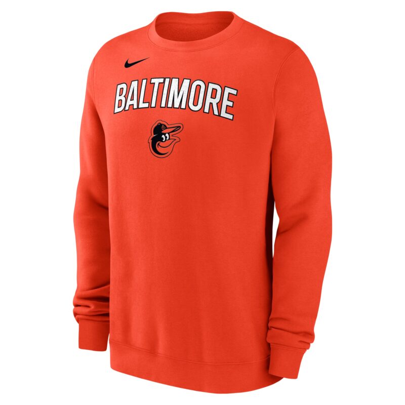 Baltimore Orioles Pullover Sweatshirt - Orange - Image 2
