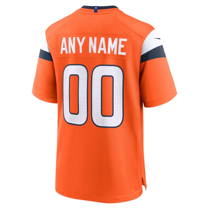Denver Broncos Mile High Collection Custom Game Jersey - Orange - Image 3
