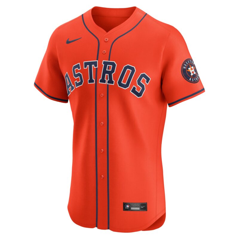 Houston Astros Alternate Elite Jersey - Orange - Image 2