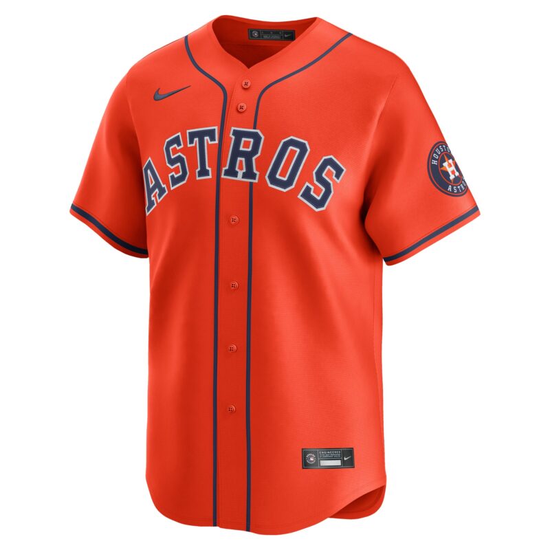 Houston Astros Alternate Limited Jersey - Orange - Image 2