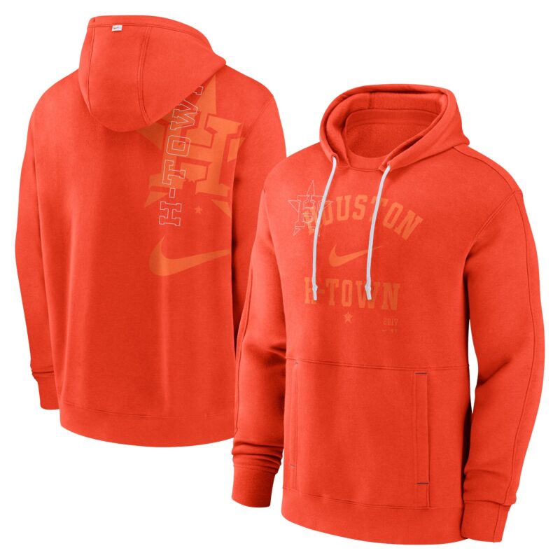 Houston Astros Statement Ball Game Pullover Hoodie - Orange