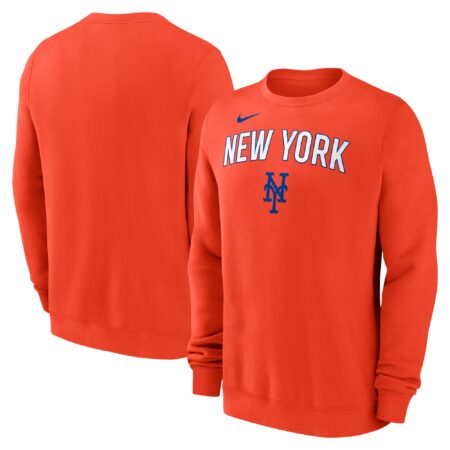 New York Mets Pullover Sweatshirt - Orange