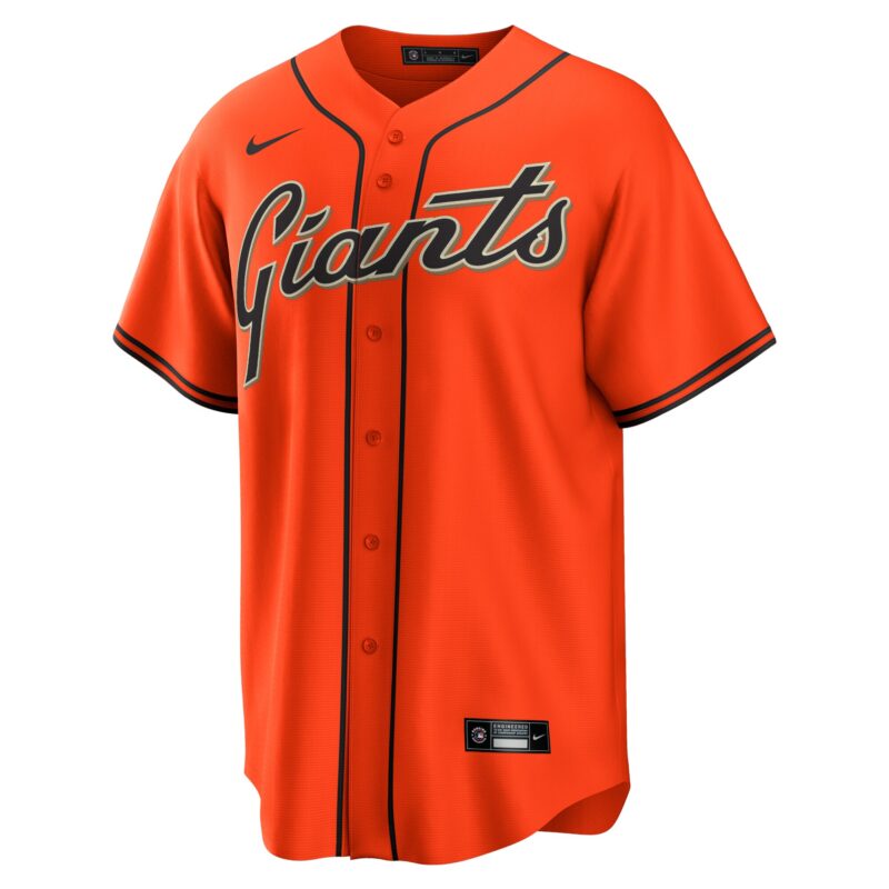 San Francisco Giants Alternate Team Jersey - Orange - Image 2