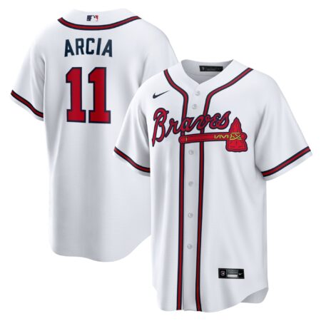 Orlando Arcia Atlanta Braves Home Jersey - White