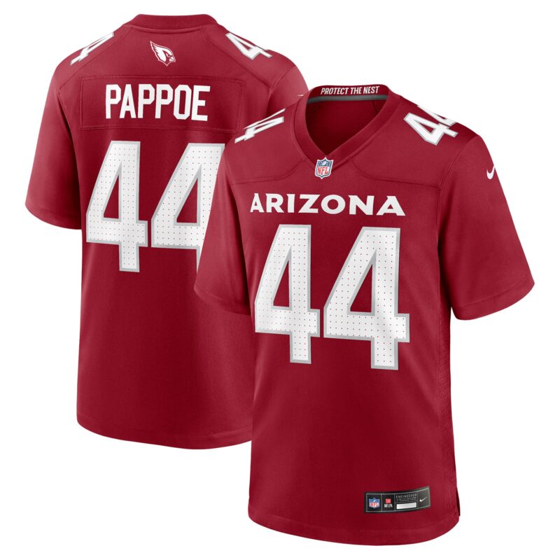 Owen Pappoe Arizona Cardinals Team Game Jersey - Cardinal