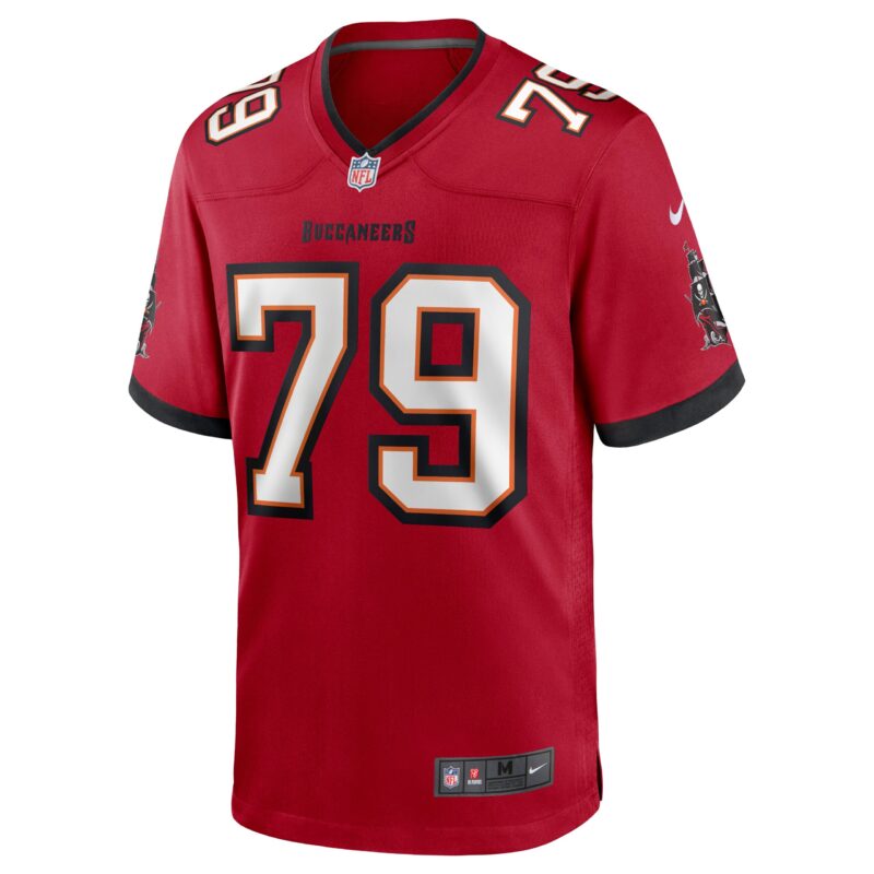 Patrick O'Connor Tampa Bay Buccaneers Game Jersey - Red - Image 2