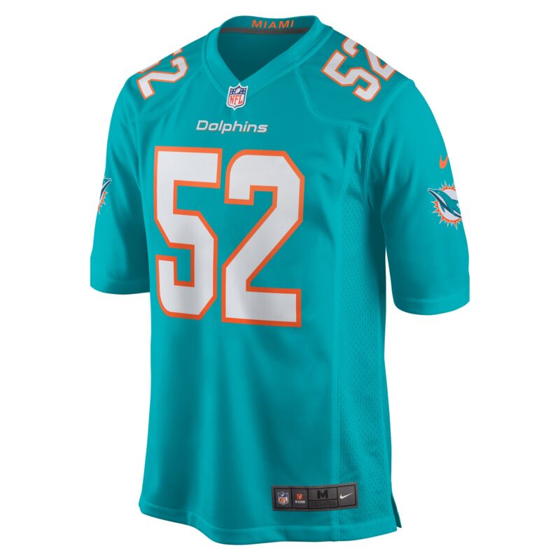 Patrick Paul Miami Dolphins Game Jersey - Aqua - Image 2